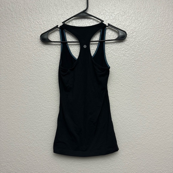 Lululemon Women’s Black Sports‎ Tank Top Size 4 - Picture 2 of 3